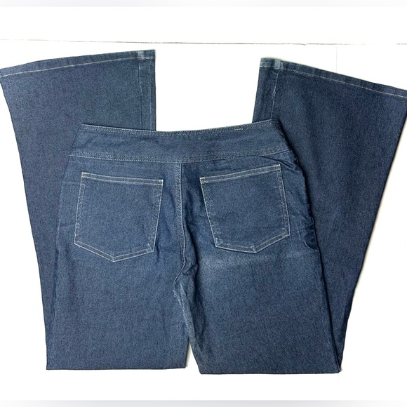 XHILARATION Womens 7‎ Black Label 90s Vintage Blue Gray Flare Leg Denim Jeans - Picture 4 of 6